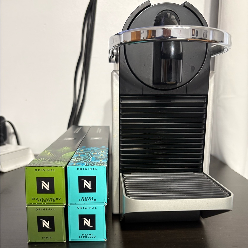 Final Price $60 - Nespresso Machine with Capsules